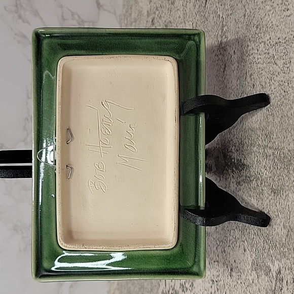 Glazed Pottery Honu Turtle by Bob Hoenig Maui wall decor sea turtle - Picture 3 of 6